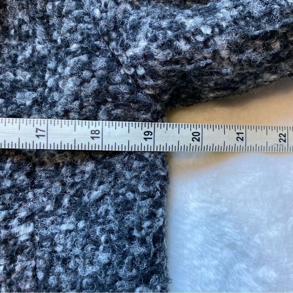 Johnston & Murphy Wool Blend Black Gray White Coat Size Small - Picture 11 of 13